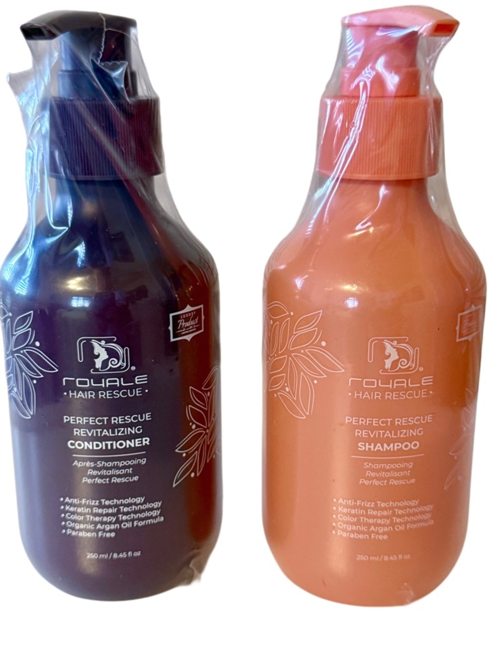 Royale Rescue Luxury Revitalizing Shampoo + Conditioner 250ml $150 Retail Set - Picture 5 of 9